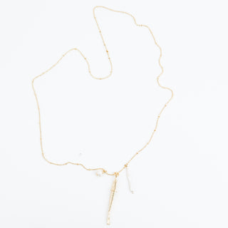 PEARL AND FISH BREEZE NECKLACE