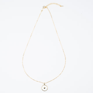 ENAMEL DISC NECKLACE