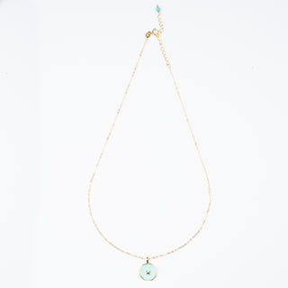 ENAMEL DISC NECKLACE
