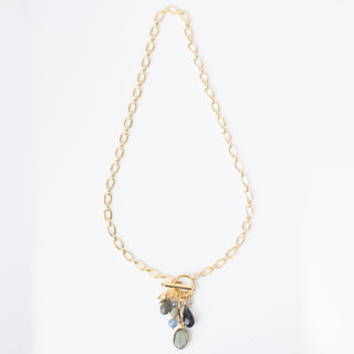 LABRADORITE FOB NECKLACE