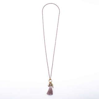 ROSE TASSEL NECKLACE