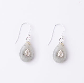 SILVER 'FROM ME TO YOU' EARRINGS