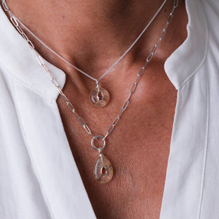 SILVER ALWAYS CLOSE NECKLACE