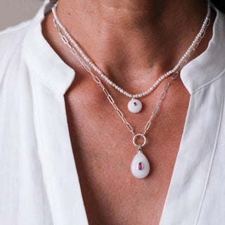 SILVER ALWAYS CLOSE NECKLACE