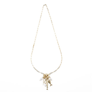 GONE FISHING PEARL NECKLACE